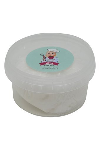 Lizya Beyaz-Siyah Şeker Hamuru 200 gr-200 gr