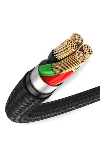 Baseus CALGH-B01 iPhone Lightning Kablolu Muadil Şarj Aleti Siyah