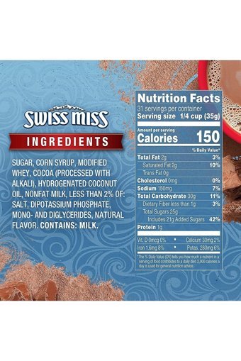Swiss Miss Sıcak Çikolata 1 kg Tekli