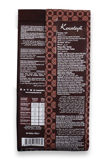 Kocatepe Kahve Sıcak Çikolata 500 gr 2'li