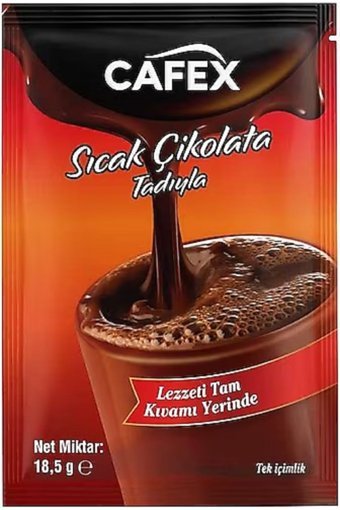 Cafex Sıcak Çikolata 18.5 gr 25'li