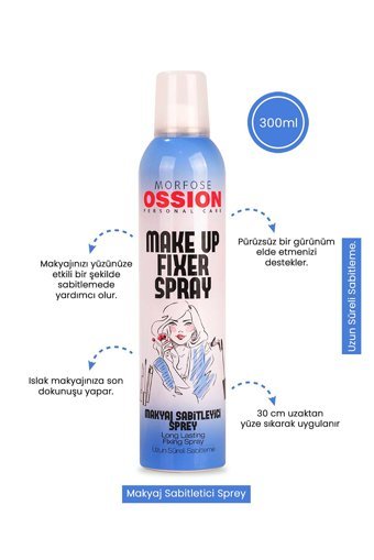 Morfose Ossion Parlak Makyaj Sabitleyici Sprey 300 ml