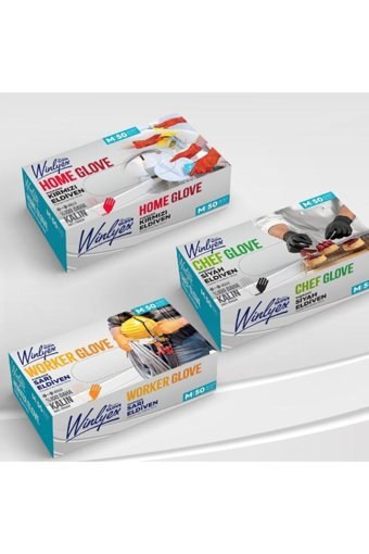 Reflex Winlyex Cheff XLarge Temizlik Eldiveni 50 Adet