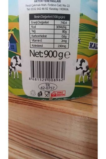 Aktör Tereyağ 900 gr