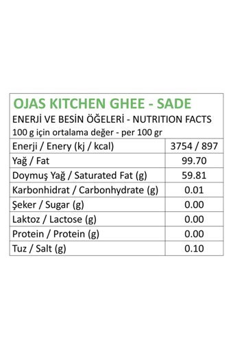 Ojas Kitchen Tereyağ 3x225 gr