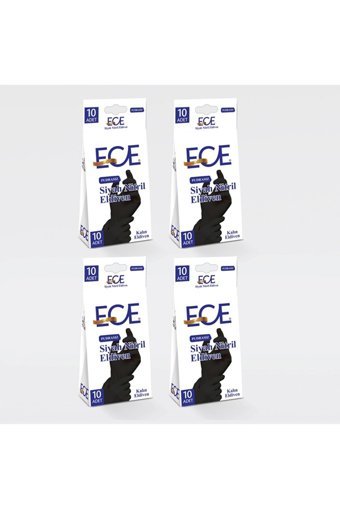Ece Medium Temizlik Eldiveni 4x10 Adet
