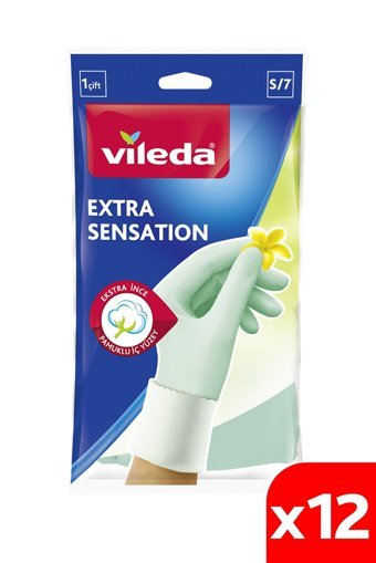 Vileda Small Temizlik Eldiveni 12x1 Çift
