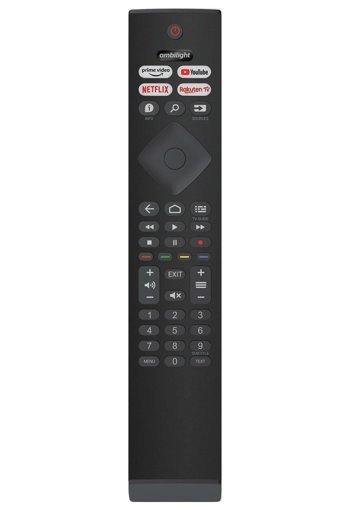 Philips Ambilight Netflix-Prime Video-Youtube-RakutenTV Tuşlu Philips Uyumlu Uzaktan Kumanda