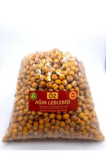 Öz Ağın Leblebisi Ağın Kavrulmuş Tuzsuz Çıtır Beyaz Leblebi 500 gr