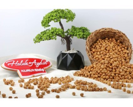 Haluk Aydın Kuruyemiş Denizli Çifte Kavrulmuş Tuzsuz Çıtır Sarı Leblebi 1 kg