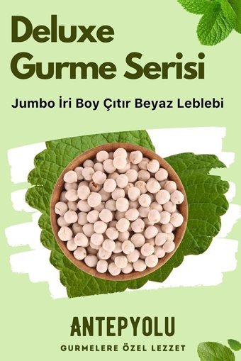 Antepyolu Denizli Kavrulmuş Tuzsuz Çıtır Beyaz Leblebi 300 gr