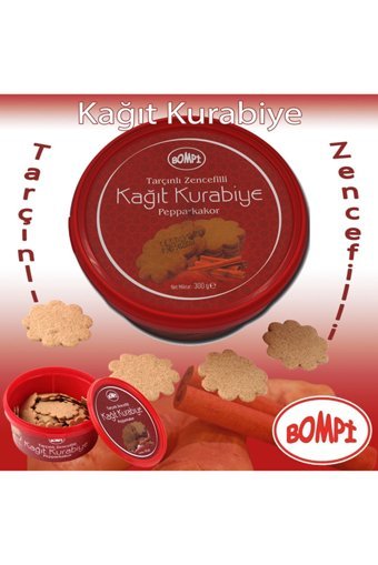 Bompi Pepparkakor Tarçınlı Zencefilli Bisküvi 300 gr
