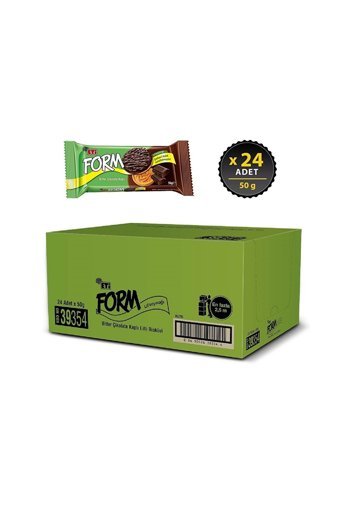 Eti Form Bitter Çikolatalı Bisküvi 24x50 gr