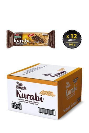 Eti Burçak Ay Çörekli Bisküvi 12x105 gr