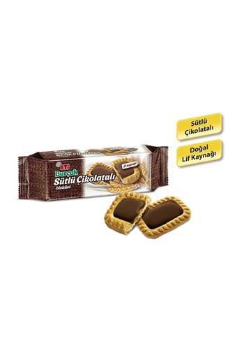 Eti Burçak Sütlü Çikolatalı Bisküvi 12x114 gr