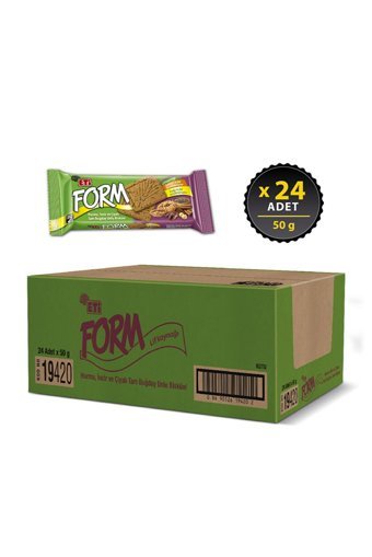 Eti Form Çiyalı Hurmalı İncirli Bisküvi 24x50 gr