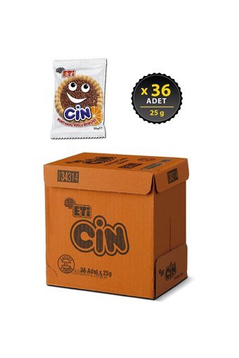 Eti Cin Portakallı Bisküvi 36x25 gr
