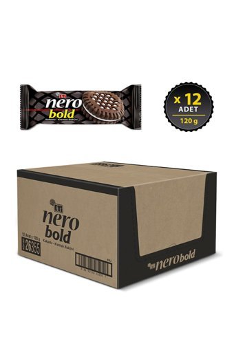 Eti Nero Kakaolu Kremalı Bisküvi 12x120 gr