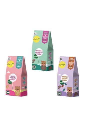 Monn Bio Organik & Vegan Karışık Bisküvi 3x50 gr