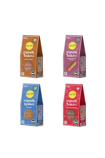 Monn Bio Organik & Vegan Karışık Bisküvi 4x60 gr