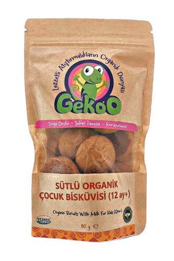 Gekoo Sütlü Bisküvi 80 gr
