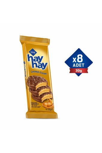 Çizmeci Time Hay Hay Kakaolu Karamelli Bisküvi 8x30 gr