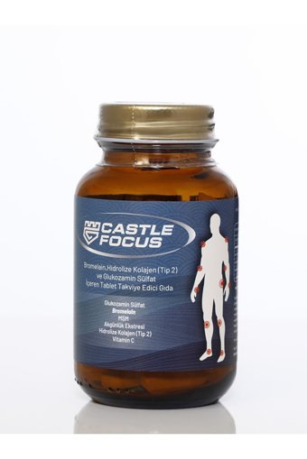 Castle Focus Bromelain Kolajenli Glukozamin Tablet 60 Adet