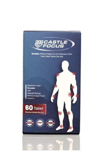 Castle Focus Bromelain Kolajenli Glukozamin Tablet 60 Adet