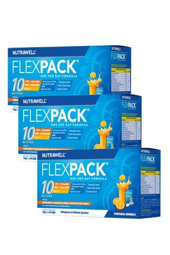 Nutrawell Flexpack Kolajenli Glukozamin Saşe 3x30 Adet