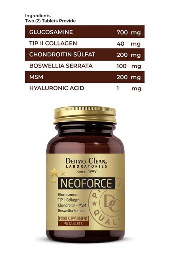 Dermo Clean Neoforce Kolajenli Glukozamin Tablet 90 Adet
