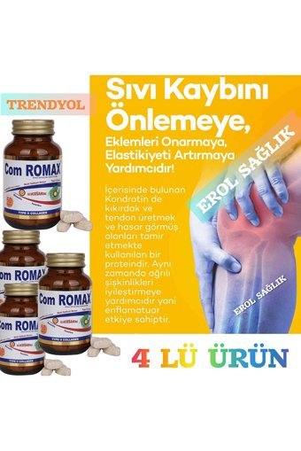 Com Romax Kolajenli Glukozamin Tablet 4x60 Adet