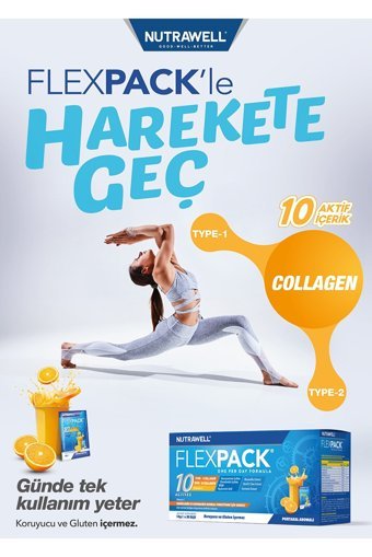 Nutrawell Flexpack Kolajenli Glukozamin Saşe 30 Adet