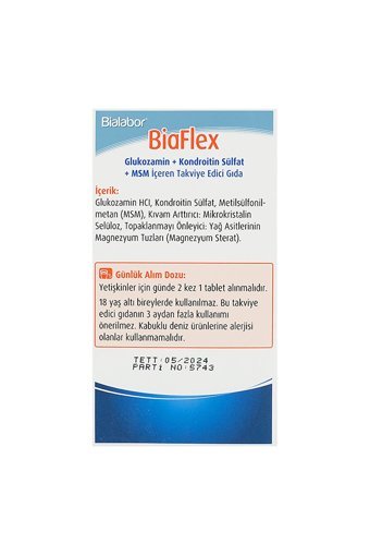 Bialabor Biaflex Glukozamin Tablet 60 Adet