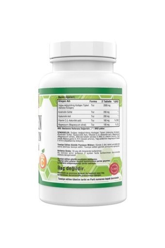 Golden Arizona Kolajenli Glukozamin Tablet 180 Adet