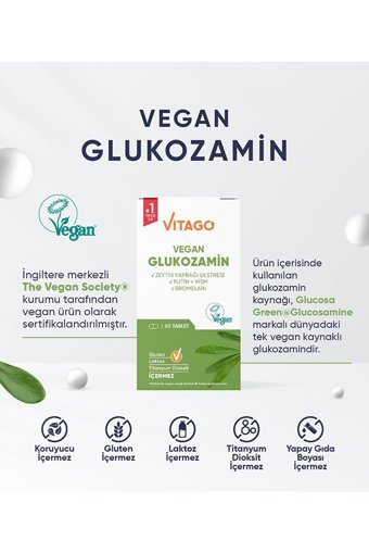 Vitago Glukozamin Tablet 60 Adet