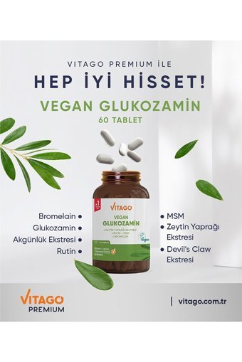 Vitago Glukozamin Tablet 60 Adet