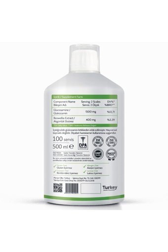 Biomet S1 Glukozamin Sıvı 1 Adet