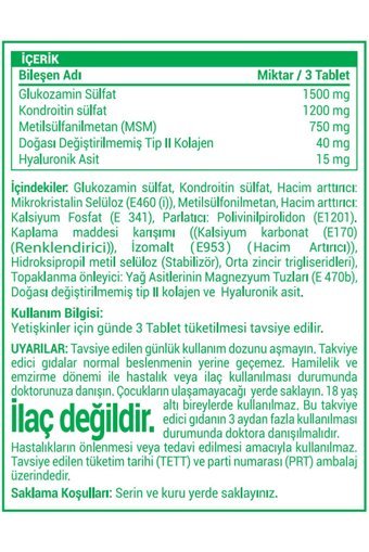 Multimed Glukozamin Tablet 180 Adet