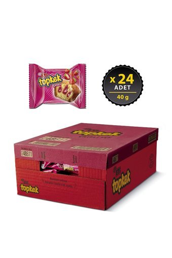 Eti Topkek Çilekli Kek 24x60 gr