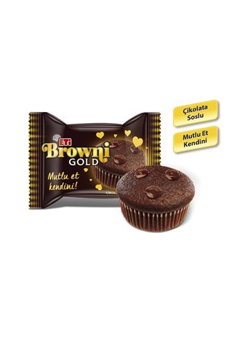 Eti Browni Gold Çikolatalı Kek 24x45 gr