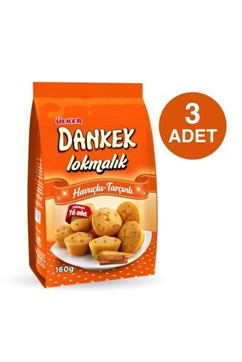 Ülker Dankek Havuçlu-Tarçınlı Kek 3x160 gr