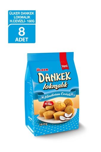 Ülker Dankek Hindistan Cevizli Kek 8x160 gr