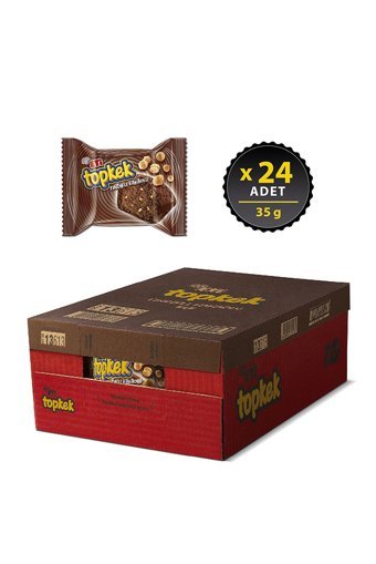 Eti Topkek Fındıklı-Kakaolu Kek 24x35 gr