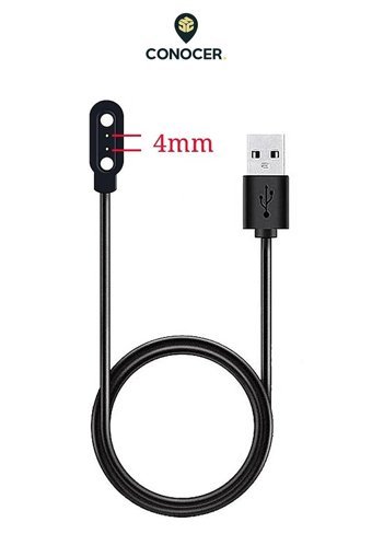 Conocer W26-W26 Plus-HW12-HW16 Kalın Uç Kablolu Muadil Şarj Aleti Siyah