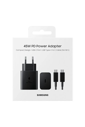 Samsung EP-T4510X Samsung Type C Kablolu 45 W Hızlı Şarj Orjinal Şarj Aleti Beyaz