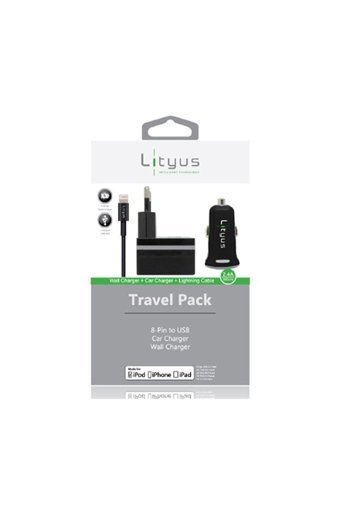 Lityus AKLTCS0101 iPhone Lightning Kablolu Muadil Şarj Aleti Siyah
