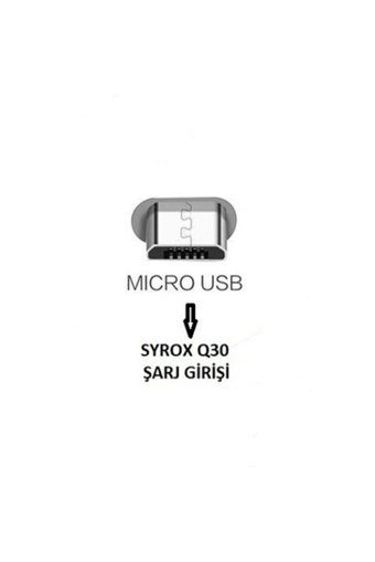 Syrox Samsung Type C Kablolu Muadil Şarj Aleti Beyaz