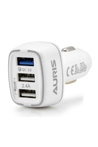 Auris ARS-CR05 USB Kablosuz 30 W 5.4 Amper Çoklu Hızlı Şarj Muadil Şarj Aleti Beyaz