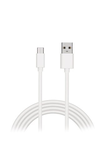 Hiqonic Samsung-Huawei-Oppo-Xiaomi-Poco Type C Kablolu Hızlı Şarj Muadil Şarj Aleti Beyaz