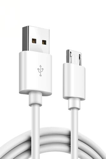 Dat Samsung Galaxy Micro Usb Kablolu Hızlı Şarj Muadil Şarj Aleti Beyaz
